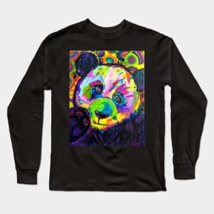 Colorful Panda Long Sleeve T-Shirt